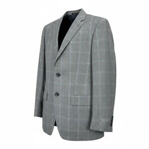 NWT Michael Kors Kelson Blazer Men's 38R Grey Plaid Suit Jacket $295